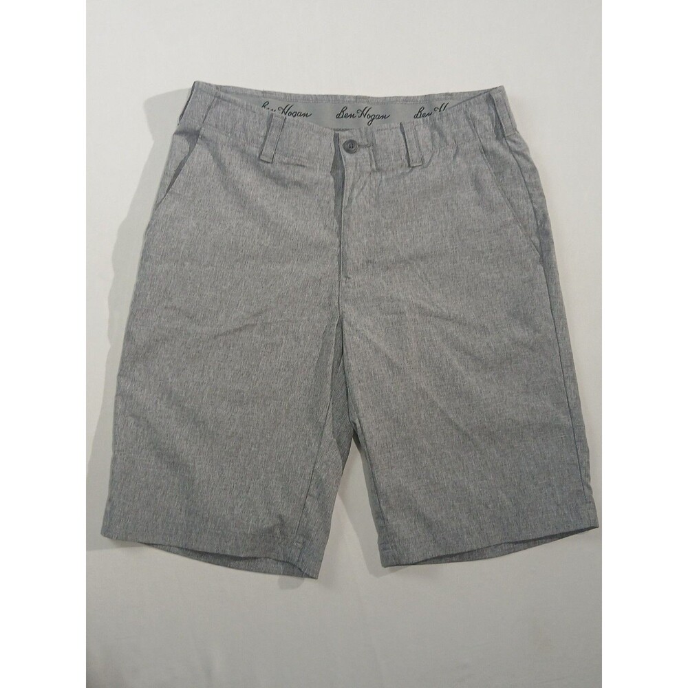 Ben Hogan Golf Shorts Mens 27 Waist 10" Inseam Heather Grey Performance